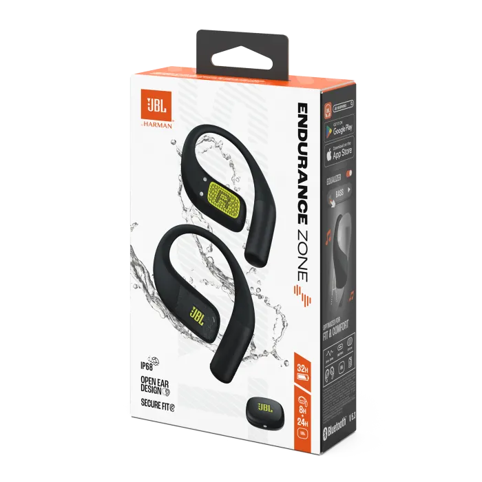JBL Endurance Zone Black / Lime (JBLENDUZONEBLKL)