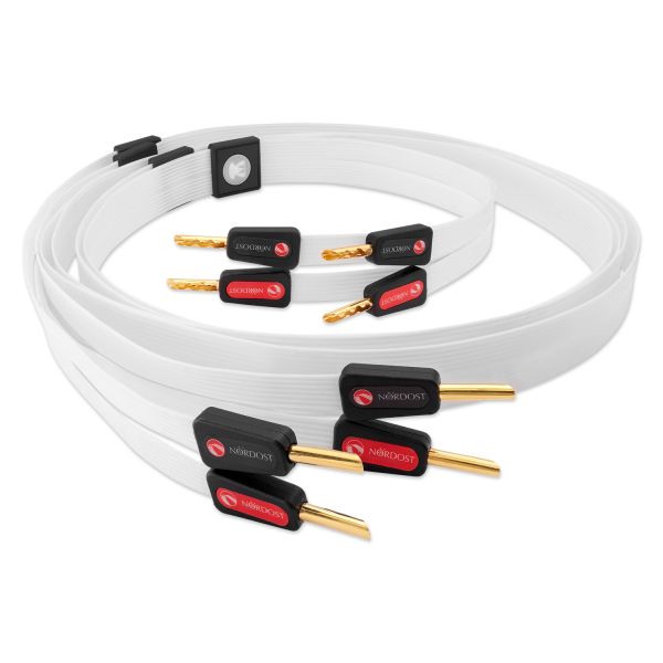 Кабель акустичний Nordost White lightning 3, 2x2.5 m is terminated with low-mass Z plugs