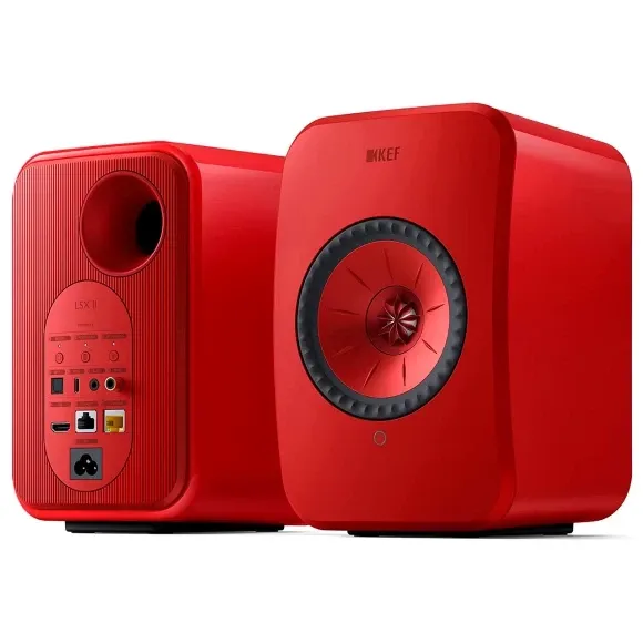 KEF LSX II Lava Red