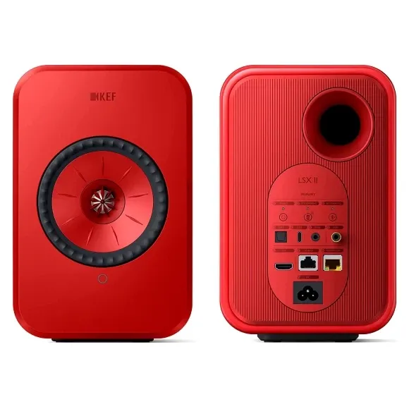 KEF LSX II Lava Red