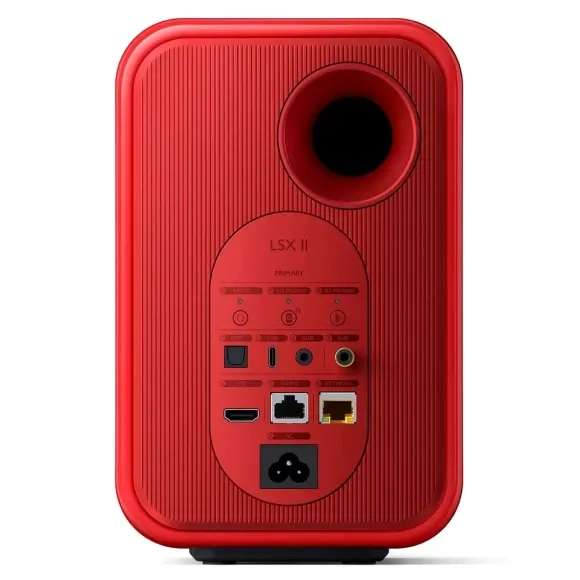 KEF LSX II Lava Red