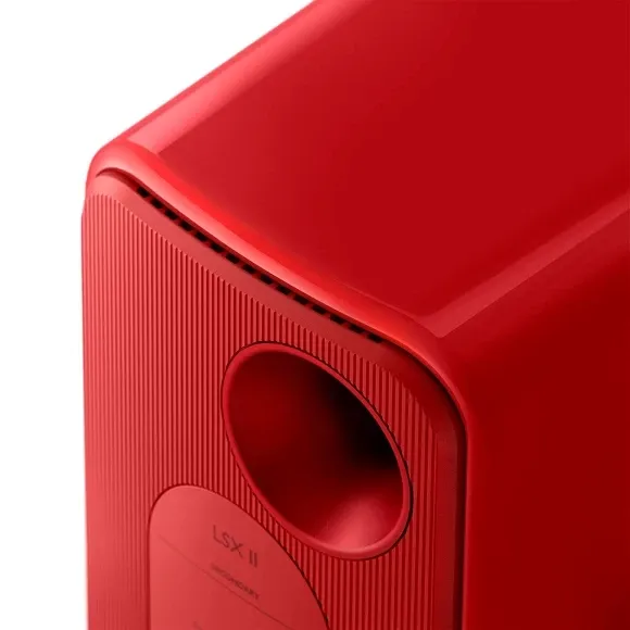 KEF LSX II Lava Red