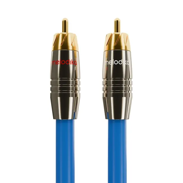 Аналоговий аудіокабель Melodika Sky Blue Cable 2xRCA - 2xRCA, lenght 1,5m (SB2R15)