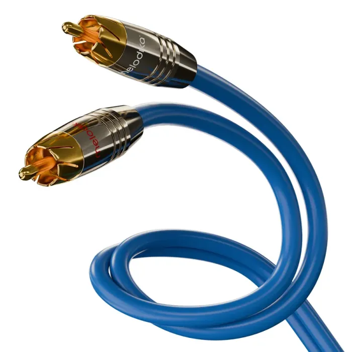 Аналоговий аудіокабель Melodika Sky Blue Cable 2xRCA - 2xRCA, lenght 1,5m (SB2R15)