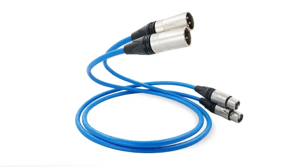 Аналоговий аудіокабель Melodika Sky Blue Cable 2x XLR - 2x XLR, lenght 1,5m (SB2X15)