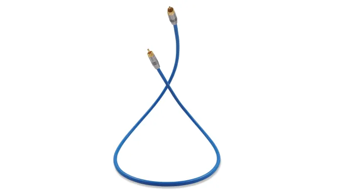 Коаксіальний кабель Melodika Sky Blue SBCX15 Coaxial cable RCA-RCA, length 1,5m (SBCX15)
