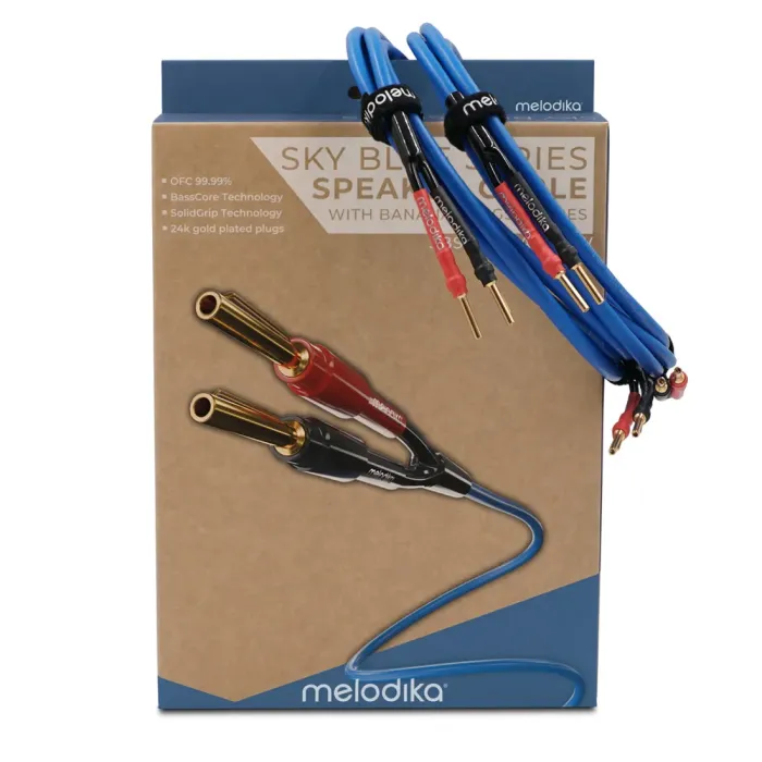 Акустичний кабель Melodika Sky Blue Speaker cable OFC 4N 2x2,5mm2, lenght 3,0m (SBSC2530)