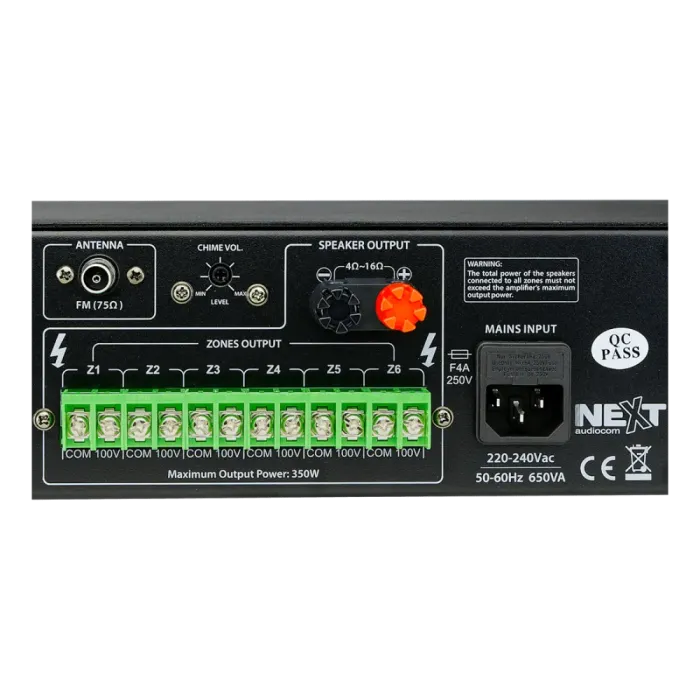Мікшерний підсилювач NEXT Audiocom MX350