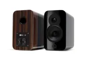 Q Acoustics CONCEPT 300 BLACK & ROSEWOOD PAIR With Stands (QA2730)