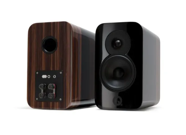 Q Acoustics CONCEPT 300 BLACK & ROSEWOOD EXC STAND PAIR (QA2710)