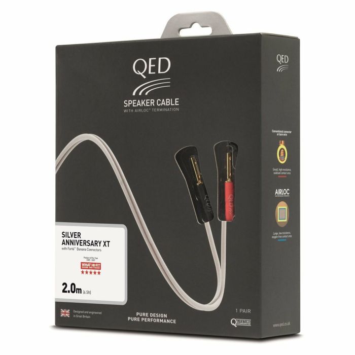 QED Silver Anniversary XT Pre-Term Speaker Cable 2m (QE1430)