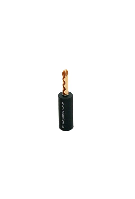 Роз'єм CHORD Banana Plug - Screw Type, Black (Z)