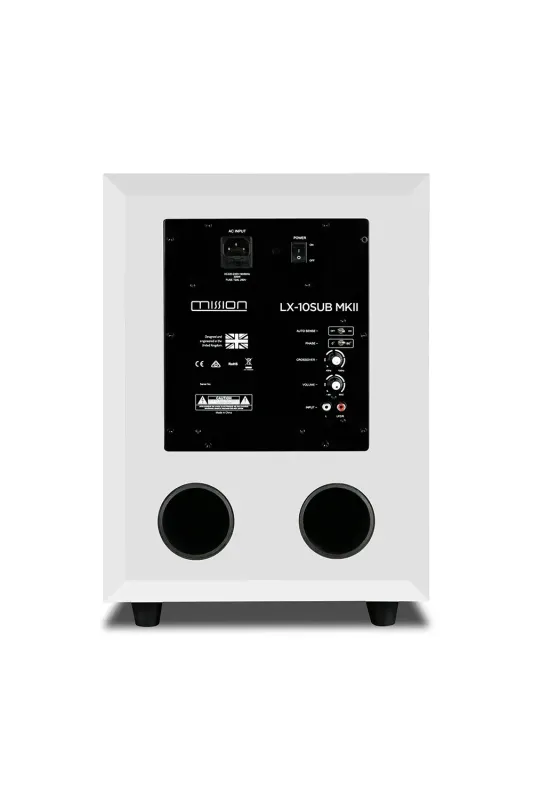 Mission LX-10 SUB MK II Lux White