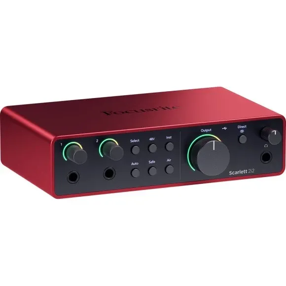 Комплект для звукозапису Focusrite Scarlett 2i2 Studio 4th Gen