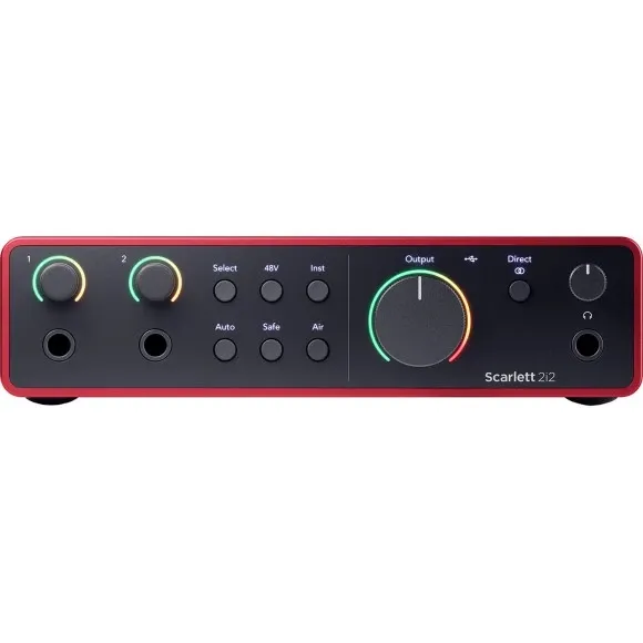 Комплект для звукозапису Focusrite Scarlett 2i2 Studio 4th Gen