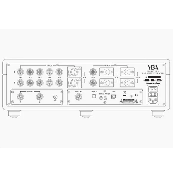 YBA Signature PRE-Amplifier MKII Silver