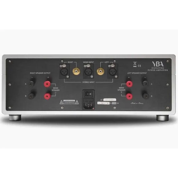 YBA Signature Stereo Power Amplifier Silver