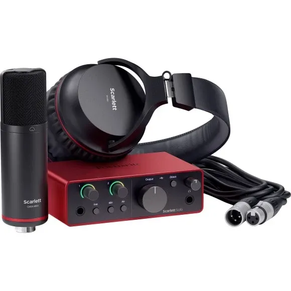 Комплект для звукозапису Focusrite Scarlett Solo Studio 4th Gen (234618)