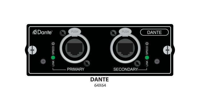 Карта расширения Soundcraft Dual port Cat 5 Dante card