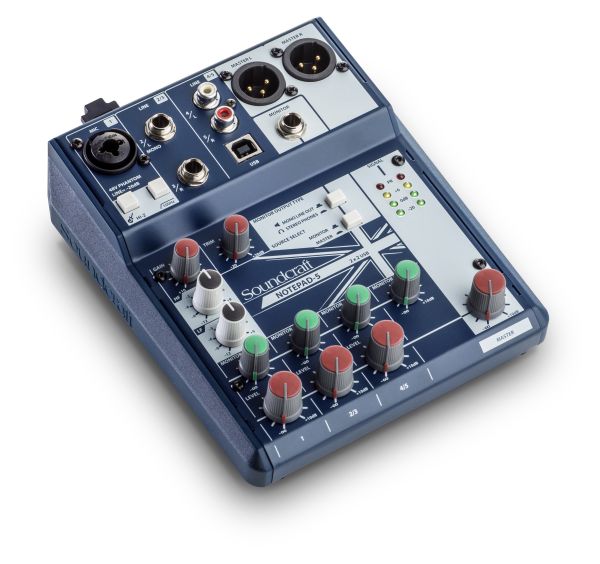 Мікшерний пульт Soundcraft Notepad-5 (5085980)