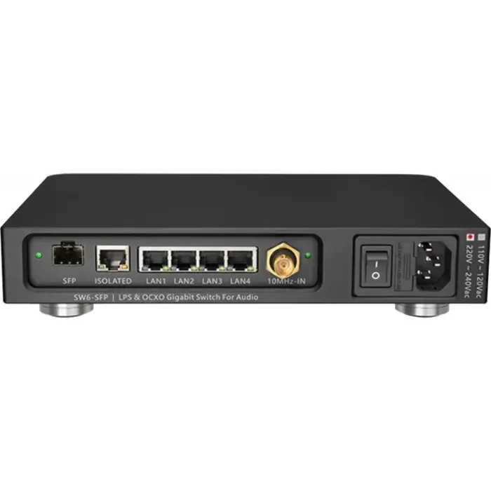 Мережевий комутатор LHY Audio SW6-SFP Black